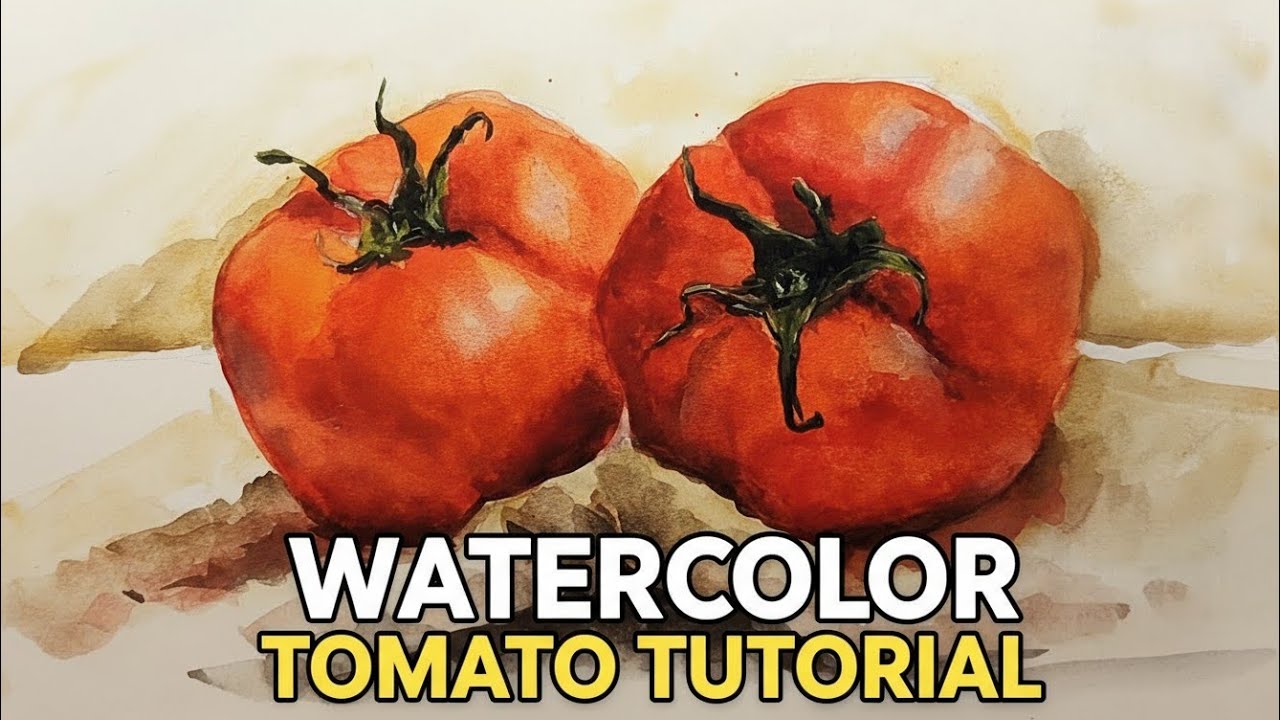 تعلم الرسم بالاكواريل | Learn to draw with Aquarelle