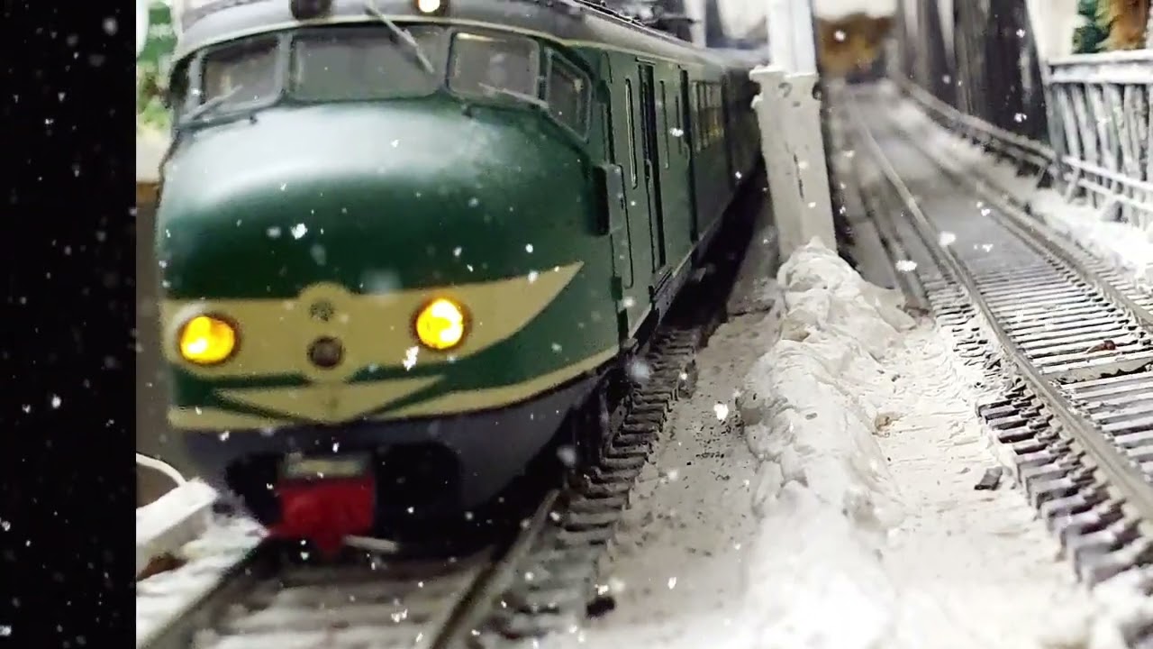 Een klein gedeelte van de baan is in winter met sneeuw vertraging- soms- 