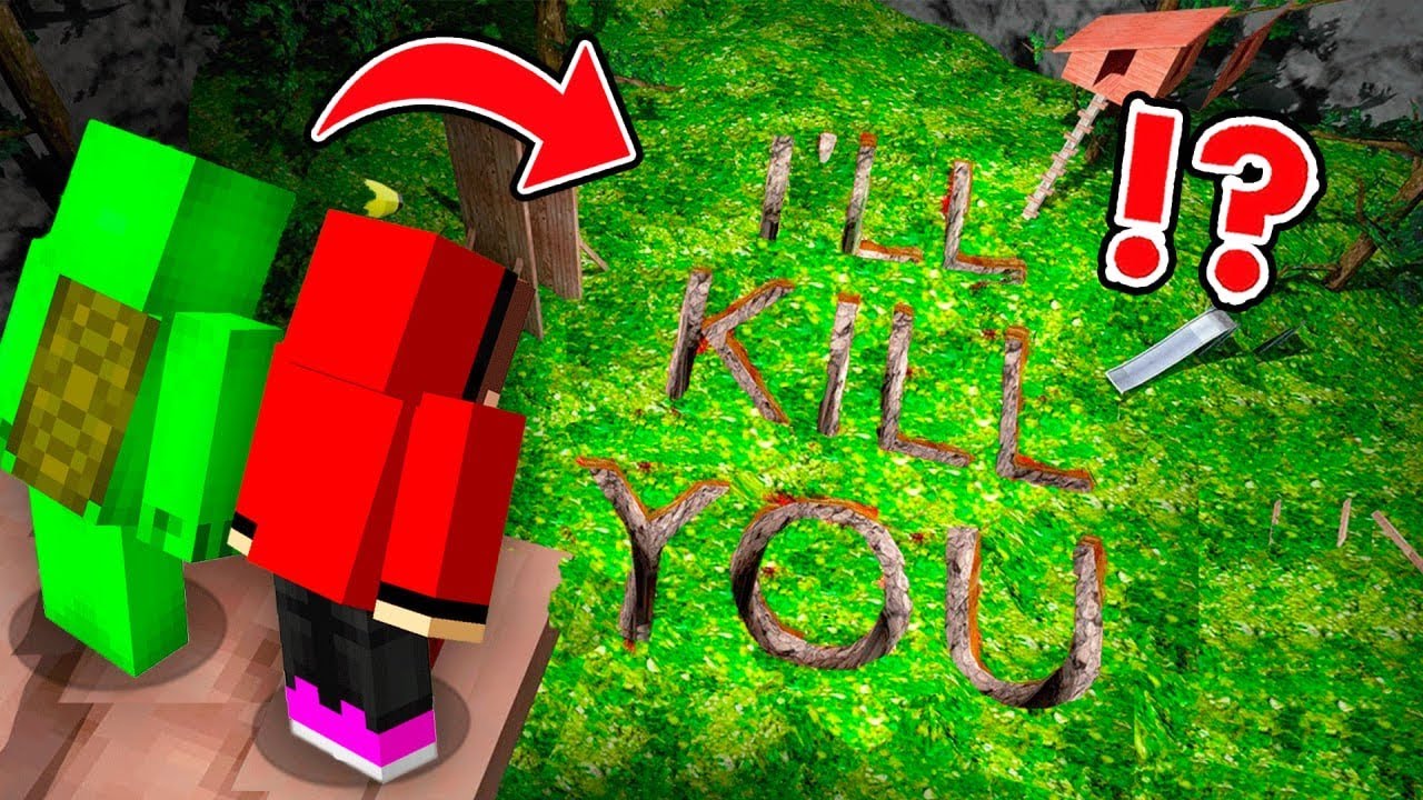 Mikey and JJ Found SCARIEST MESSAGE EVER in Minecraft Maizen?!