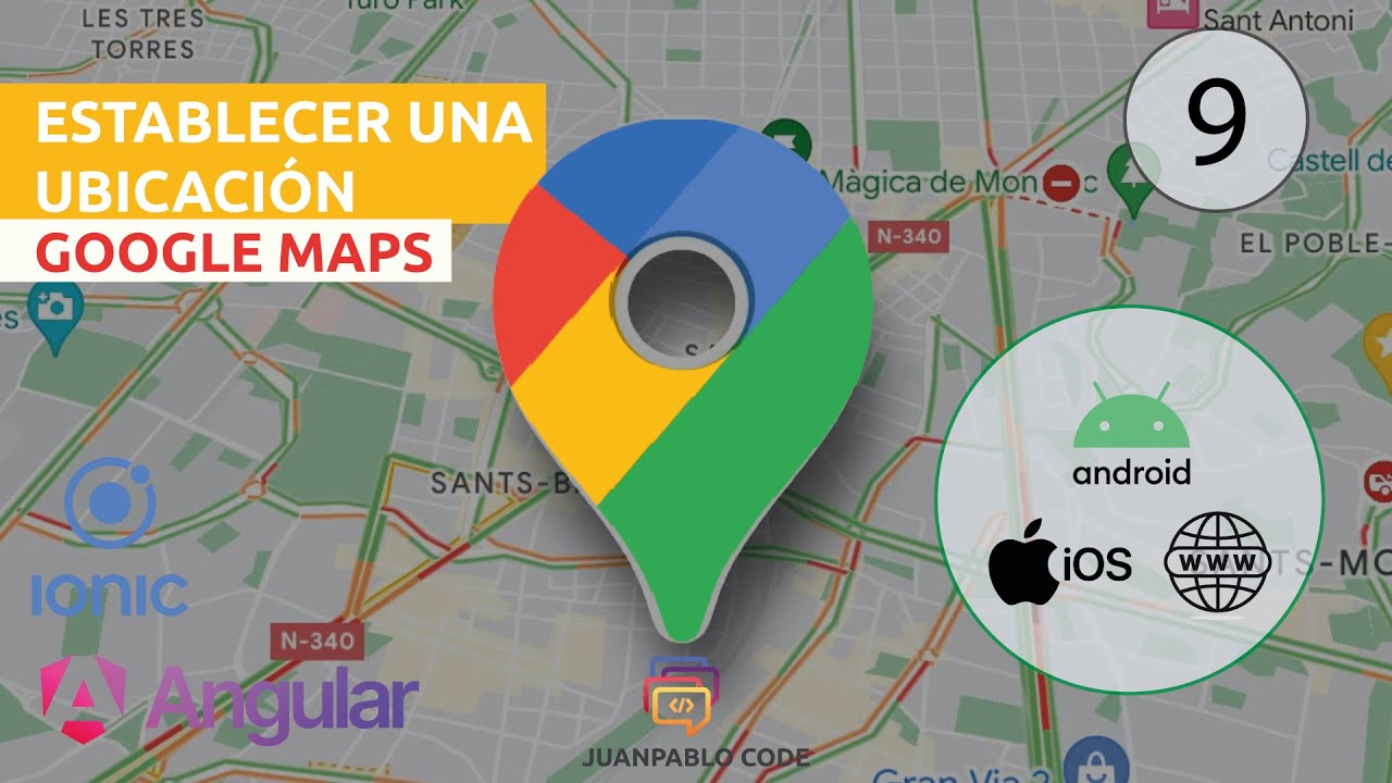Establecer una ubicación de envío con Google maps con Angular - Ionic - Capacitor.