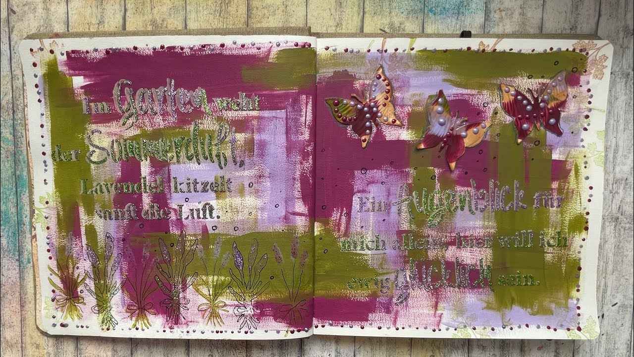 Mixed Media mit den Sommerfarben von GONIS