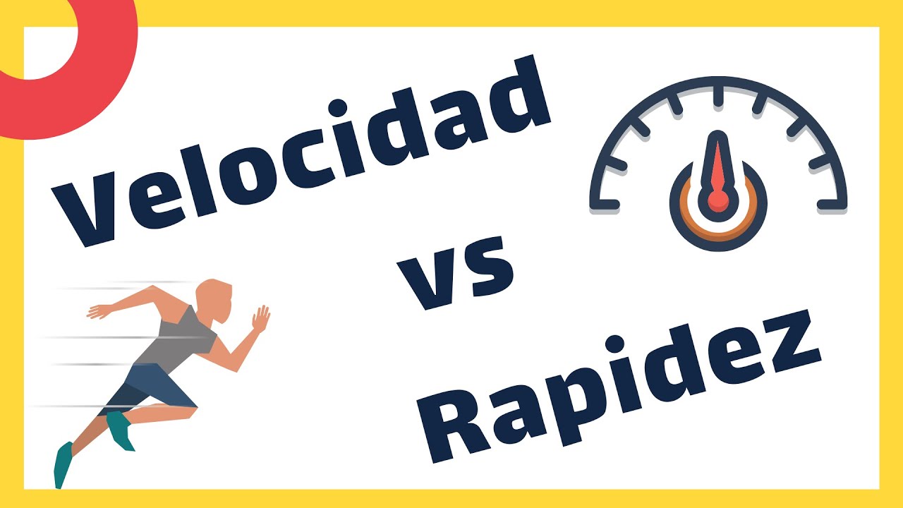 ¿Sabes la diferencia entre velocidad y rapidez?
