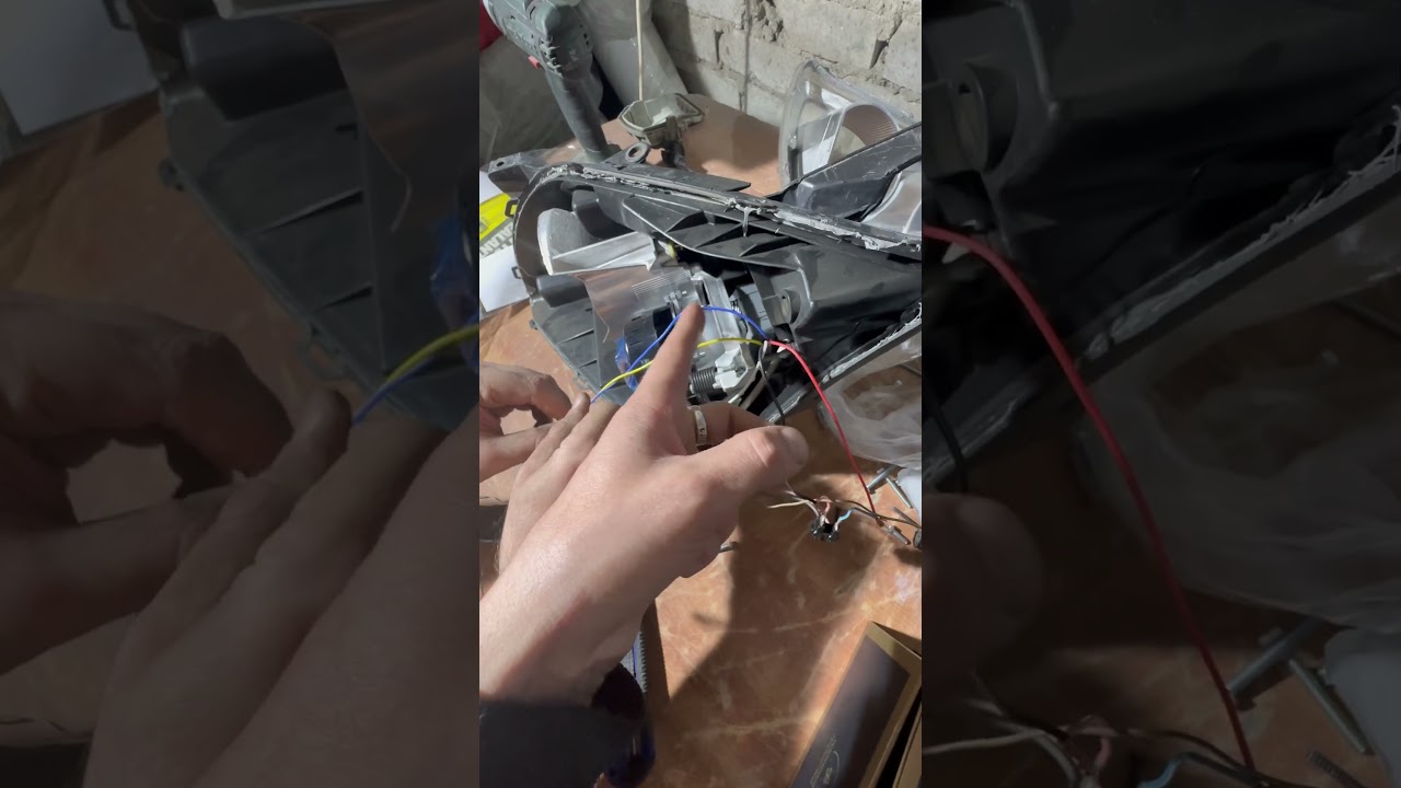 Bi-Led Aozoom K7 схема подключения