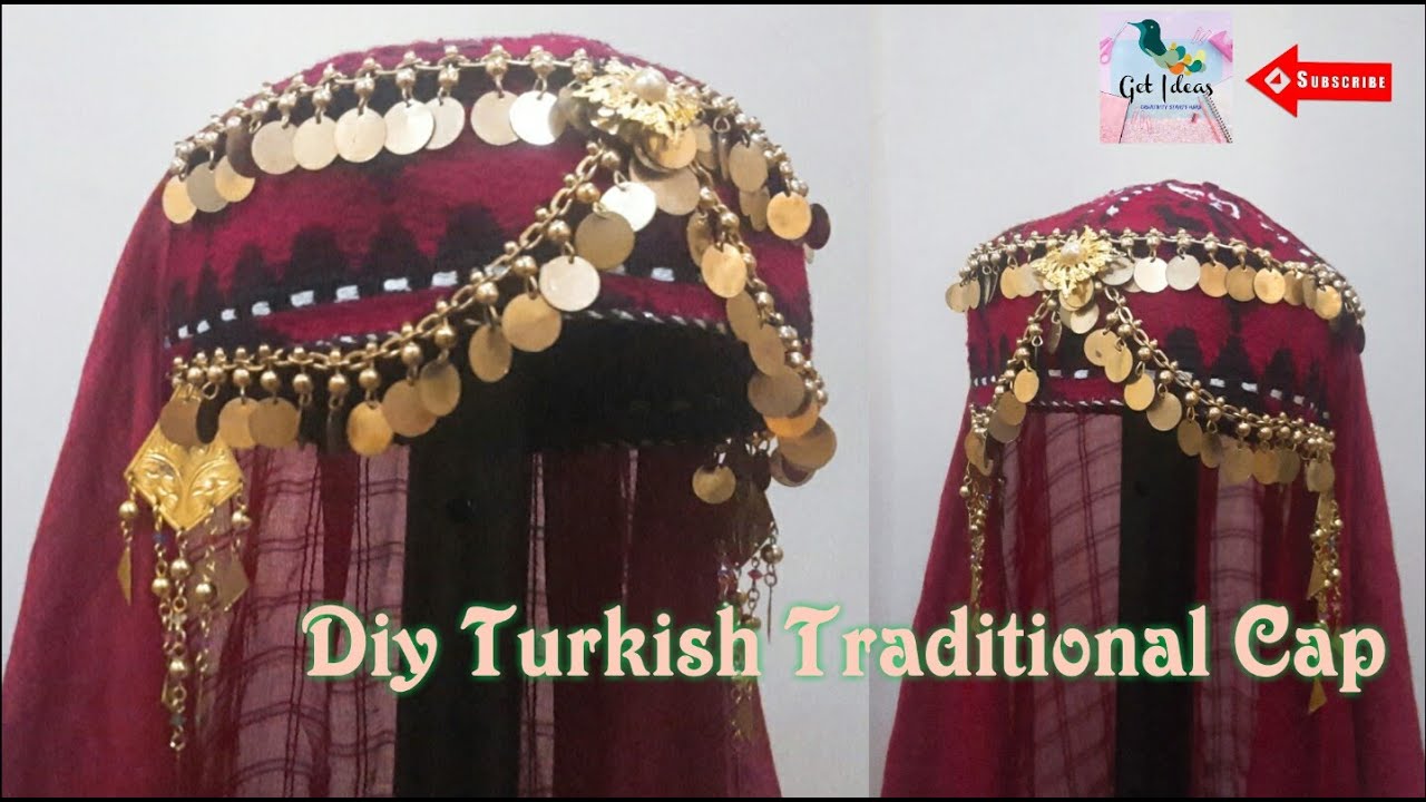 Diy Turkish Traditionalional Cap/ Handmade Turkish Cap/Halima Sultan inspired Cap