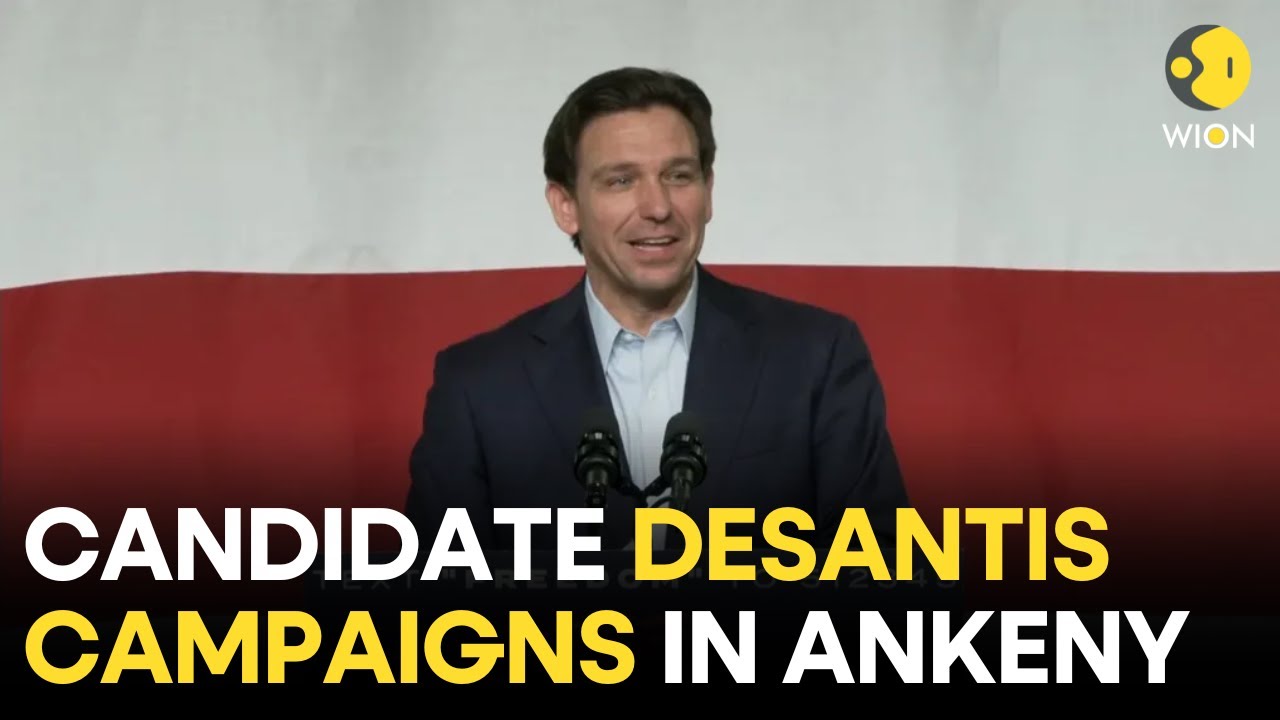 US Presidential Election 2024: Republican presidential candidate DeSantis campaigns in Ankeny | WION