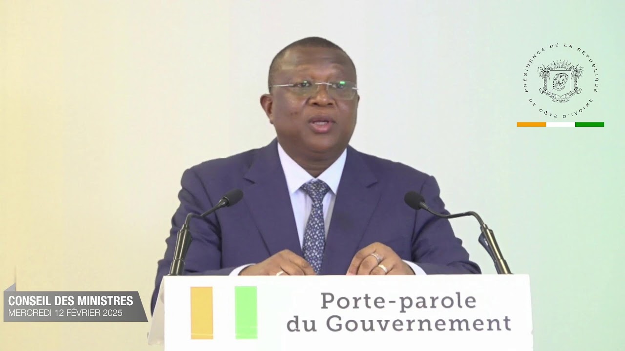 EN DIRECT |  Compte-rendu du Conseil des Ministres de ce mercredi 12 février 2025