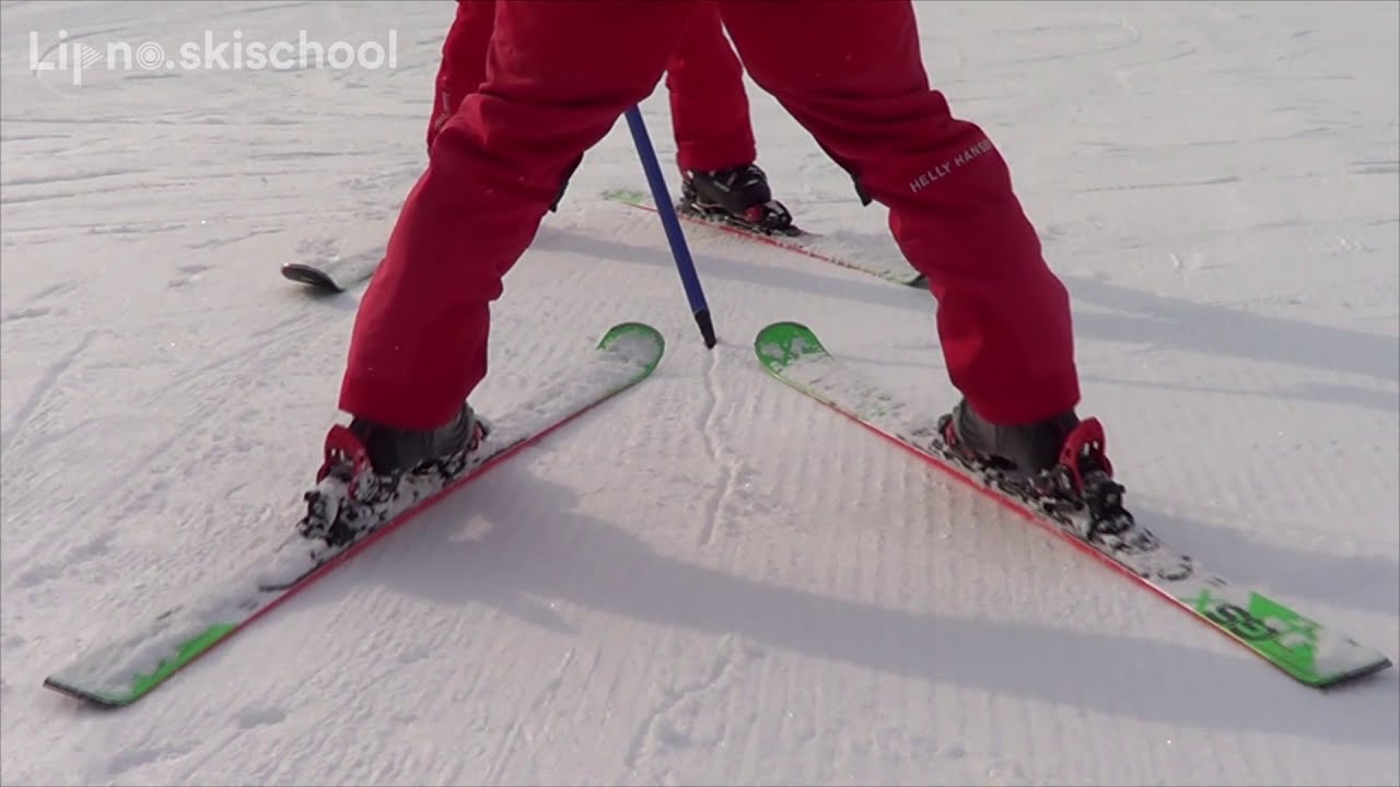Skischool Lipno - metodický postup 14 - napojované oblouky v pluhu