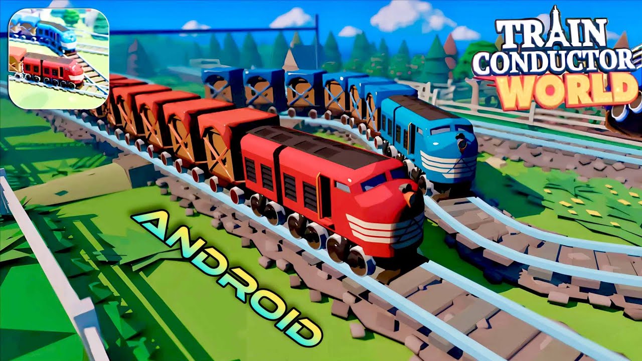 TRAIN CONDUCTOR WORLD l MANAGE TRAIN TRACK & CROSSING RAILWAY  I iOS, ANDROID GAMEPLAY