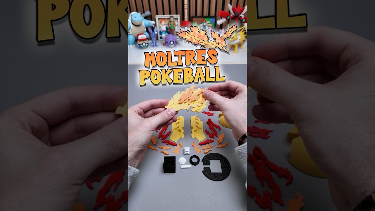 146/365 - Hotter than Magma! The Moltres Pok&eacute;ball Build 🔥