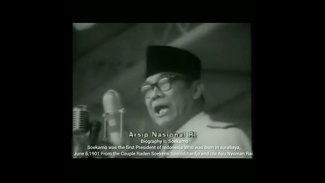 Biography Text Ir. Soekarno | First President Of Indonesia