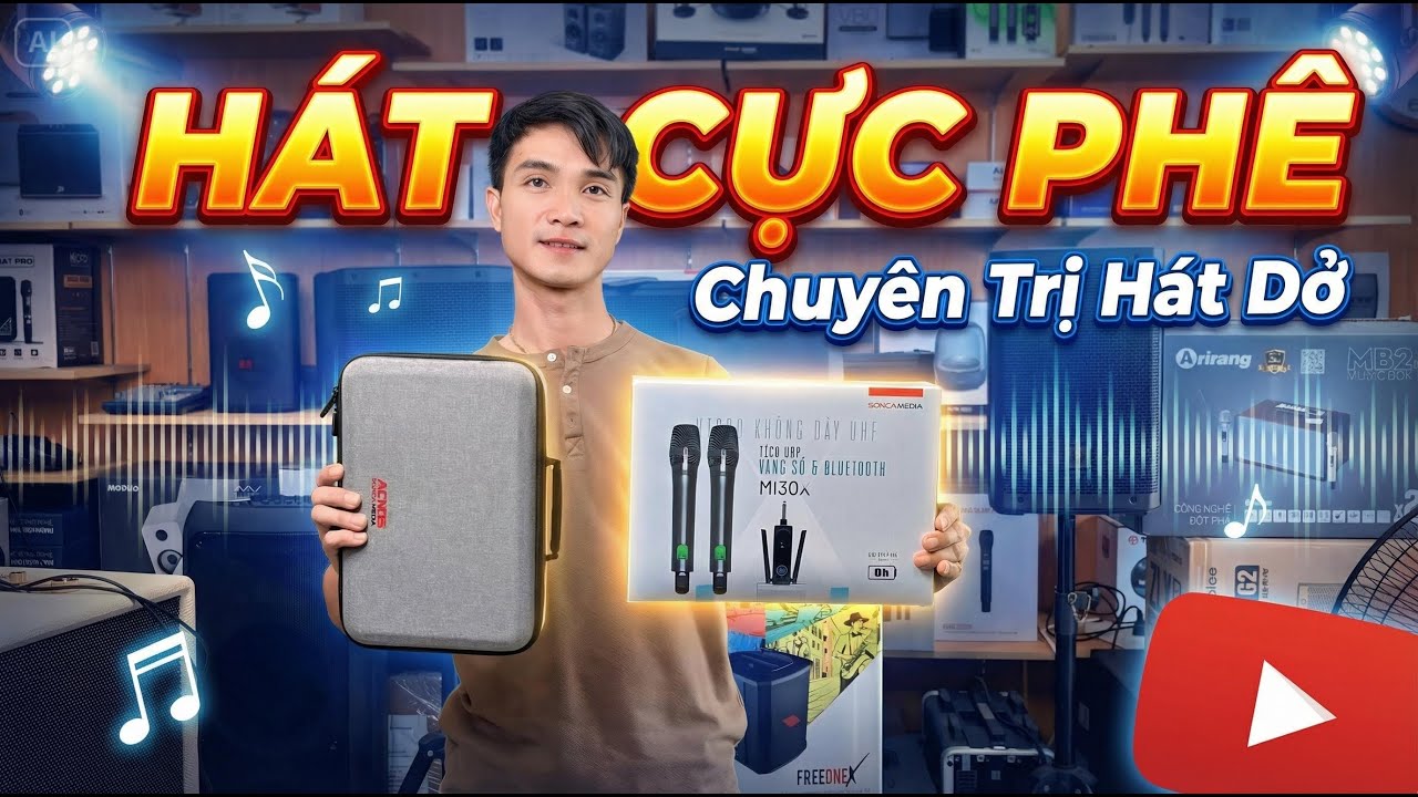 Cách biến mọi loa Bluetooth thành dàn Karaoke cực hay với Acnos Mi30X
