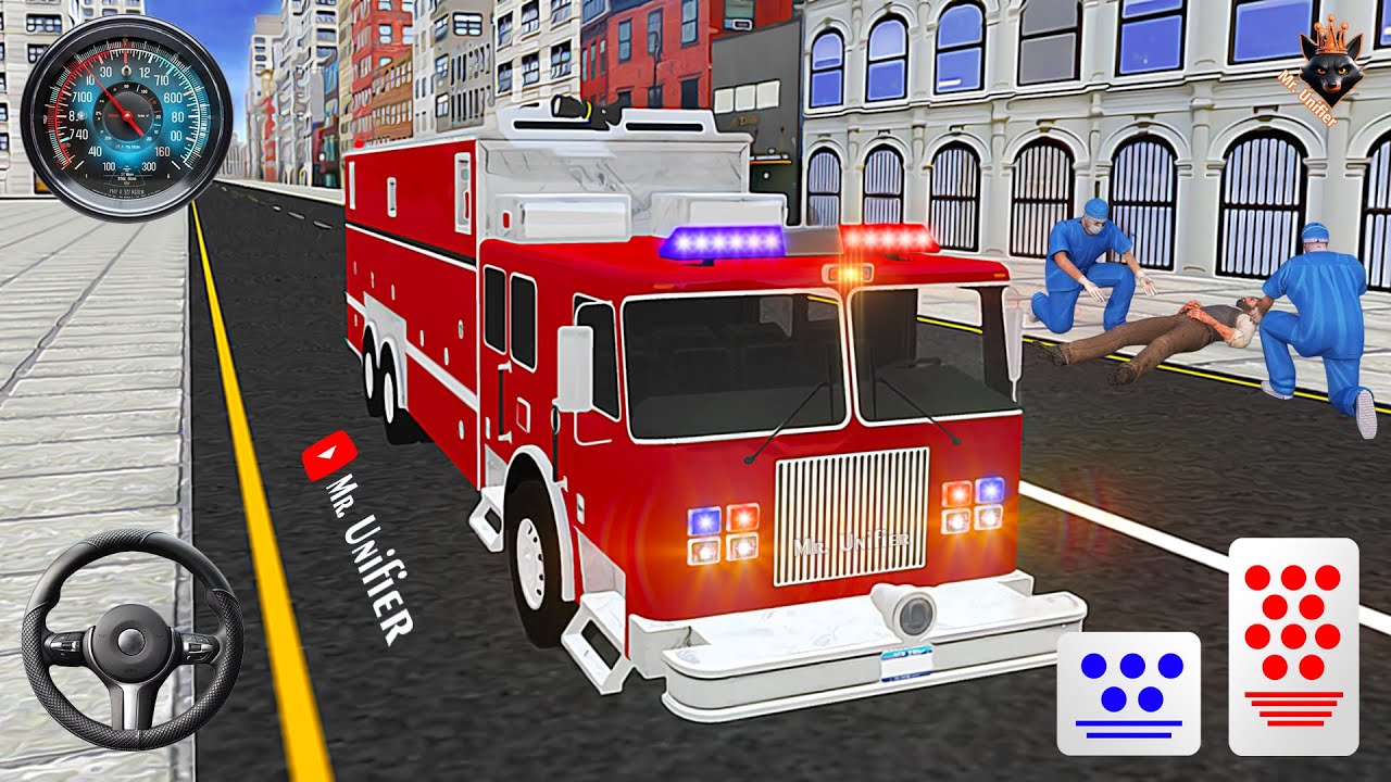 Emergency Call 112 Fire Truck Simulator - Firefighter Driving Rescue Mission! | Android Gameplay