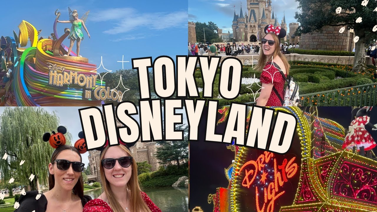My FIRST Time at Tokyo Disneyland! 🎠 Unique Rides, Harmony in Colour Parade & Electrical Parade!