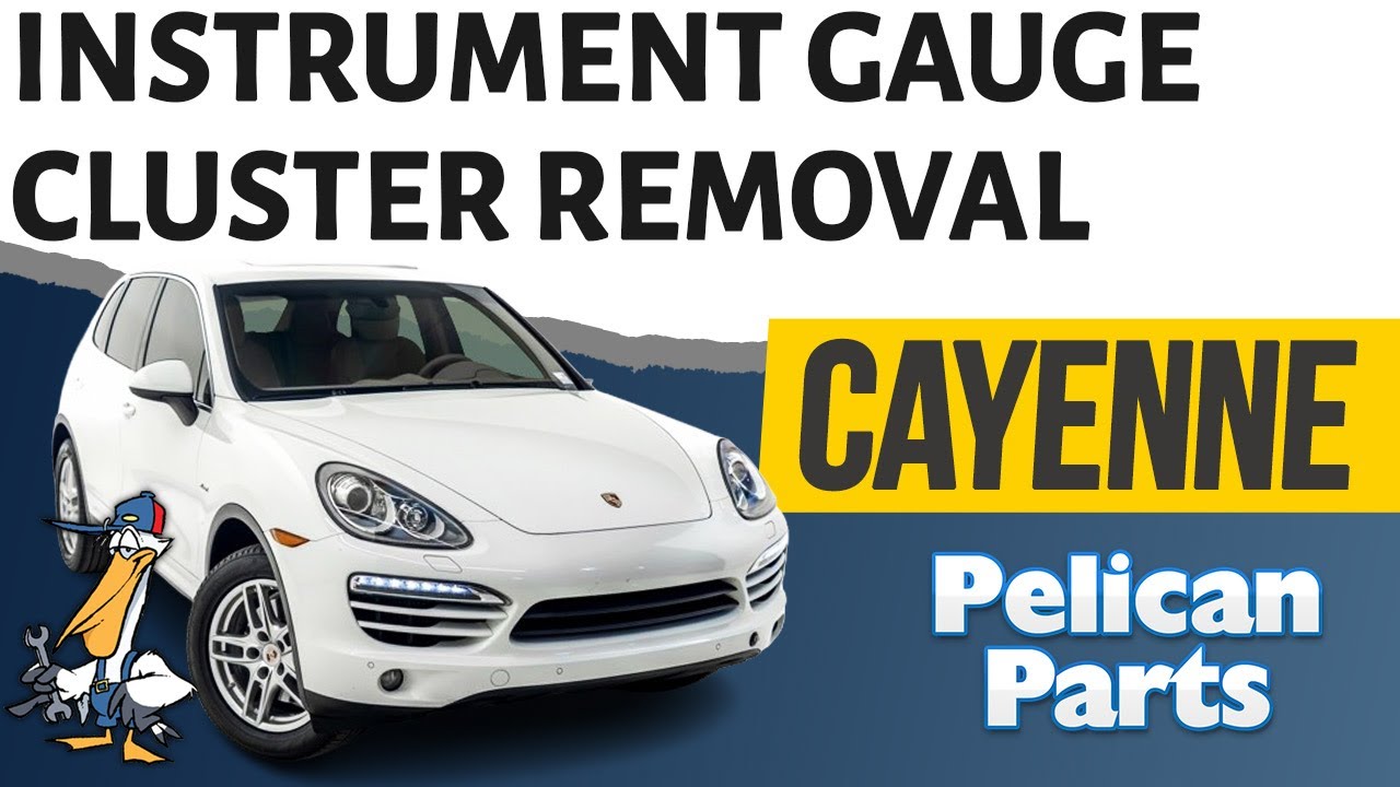 Снятие панели приборов Porsche Cayenne 958 (2011-2019)