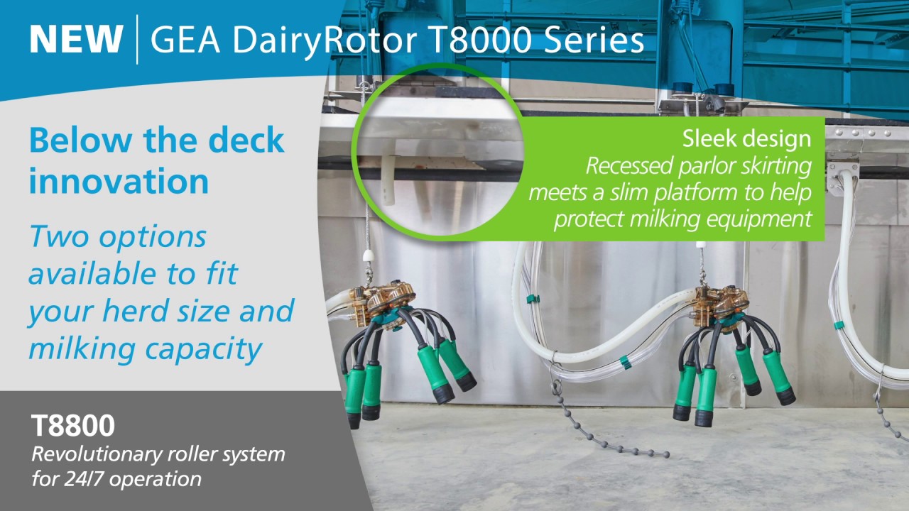 GEA DairyRotor T8000 Series - High Performance Rotary Parlors