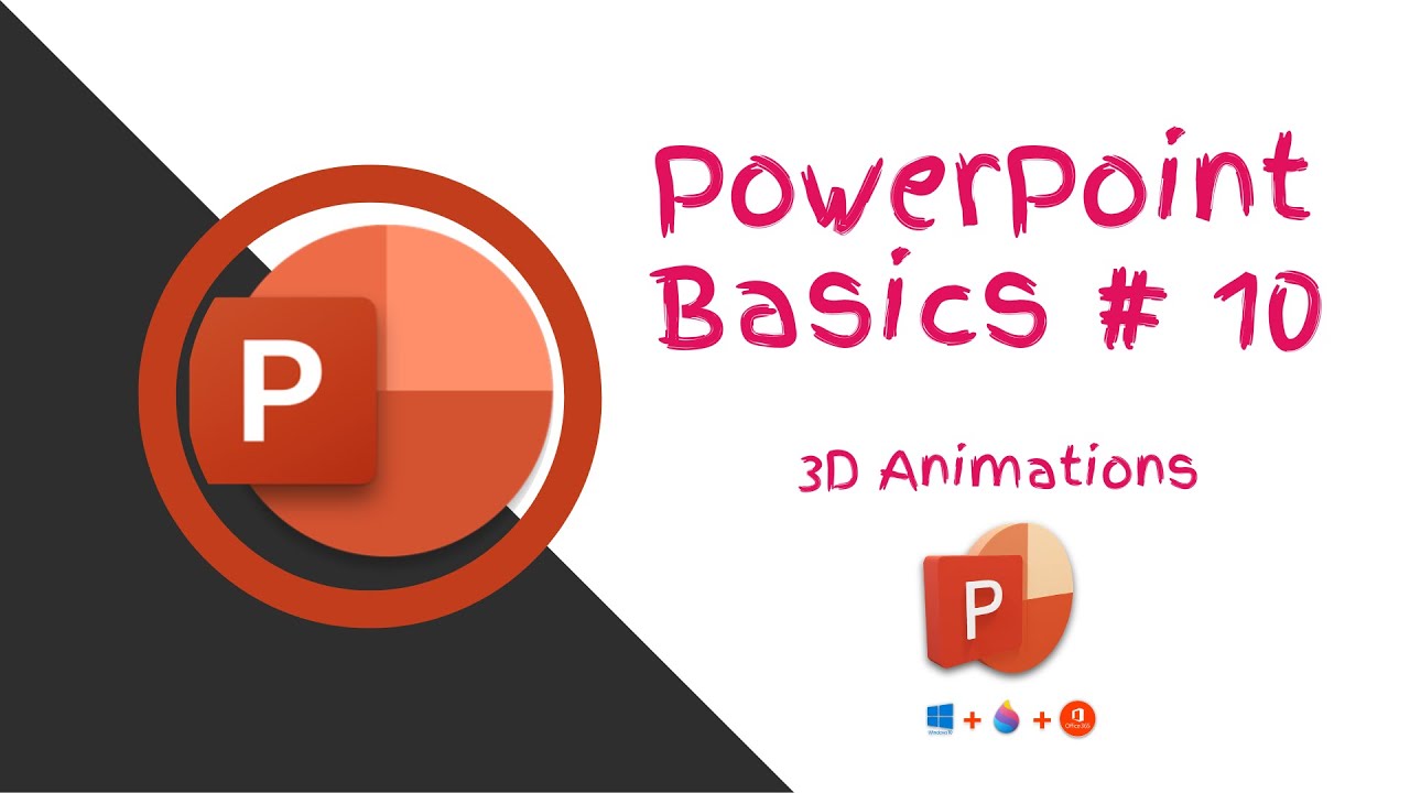 10. Как создать 3D-анимацию с помощью PowerPoint | Красивая анимация вступления с 3D-логотипом