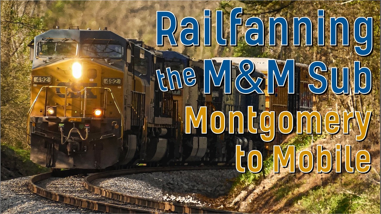 Railfanning Trip to CSX's M&M Subdivision - Montgomery to Mobile