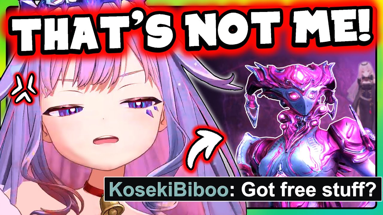 Biboo called out an impostor Biboo for trying to leech free stuff in Warframe