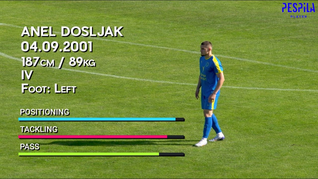Anel Dosljak - 21 years old centre back I PESPILA