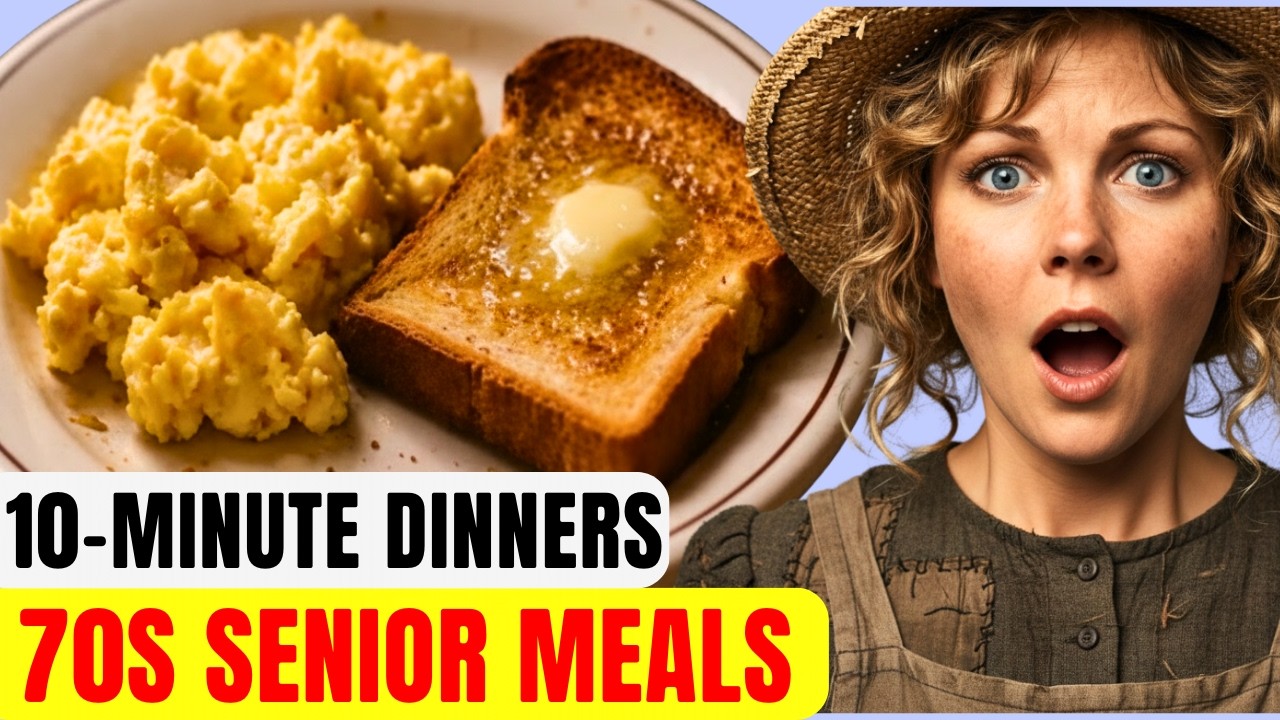 25 Forgotten Cheap Vintage 10 Minute Dinners From the 70s for Seniors Living Alone!