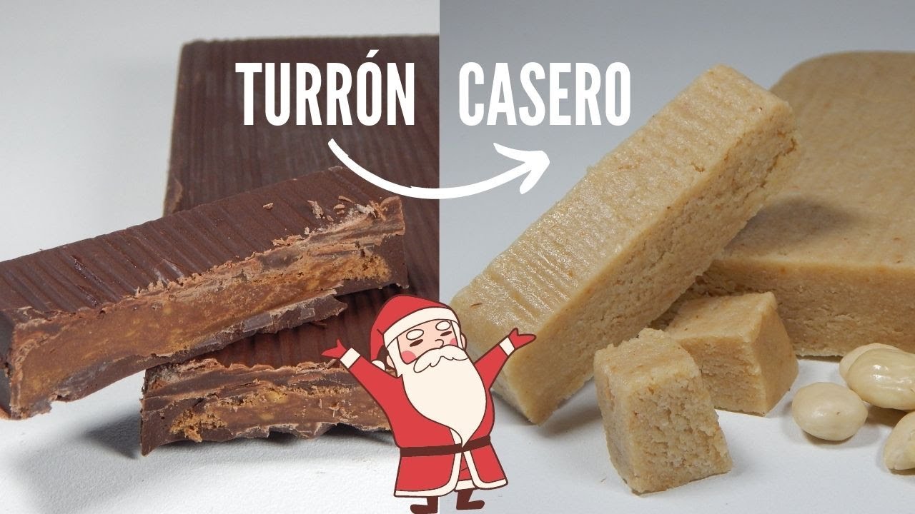 | TURRÓN CASERO | turrón blando de almendra y de chocolate relleno de cacahuete