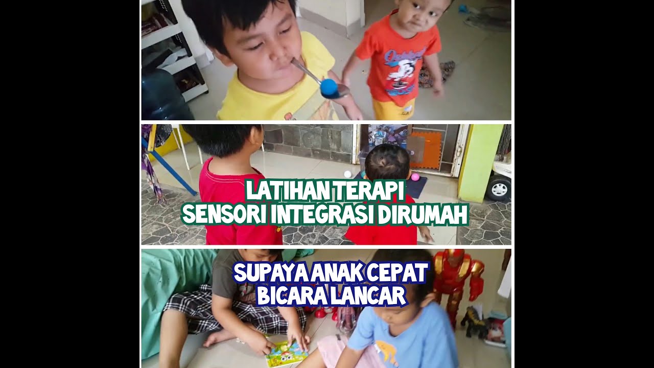 🔴 CARA BERHASIL TERAPI SENSORI INTEGRASI Dirumah Aja❗Melatih Fokus ANAK SUPAYA CEPAT BICARA LANCAR