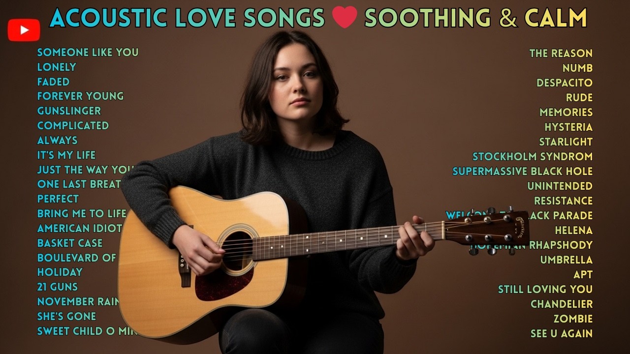 Acoustic Covers 2026 🌿 The Best Acoustic Covers of Popular Songs 🌿 Chill English Acoustic Love Songs