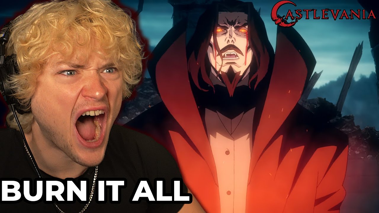 МОЯ ПЕРВАЯ РЕАКЦИЯ НА CASTLEVANIA!! Реакция на Castlevania S1E1