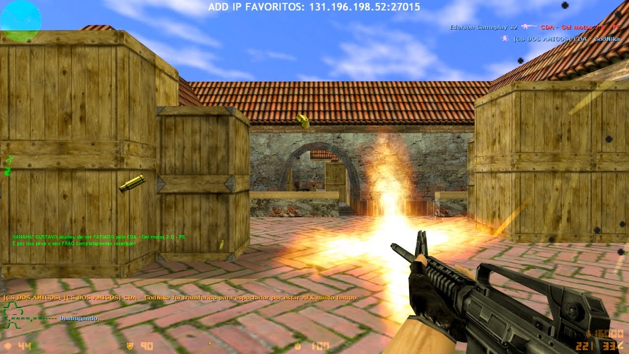 Counter Strike 1.6 ( Gameplay 203 - Steam ) de_Inferno
