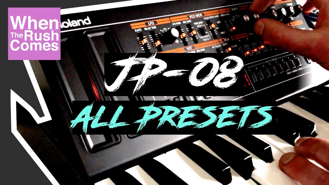 Roland Boutique JP-08 | All Presets demo