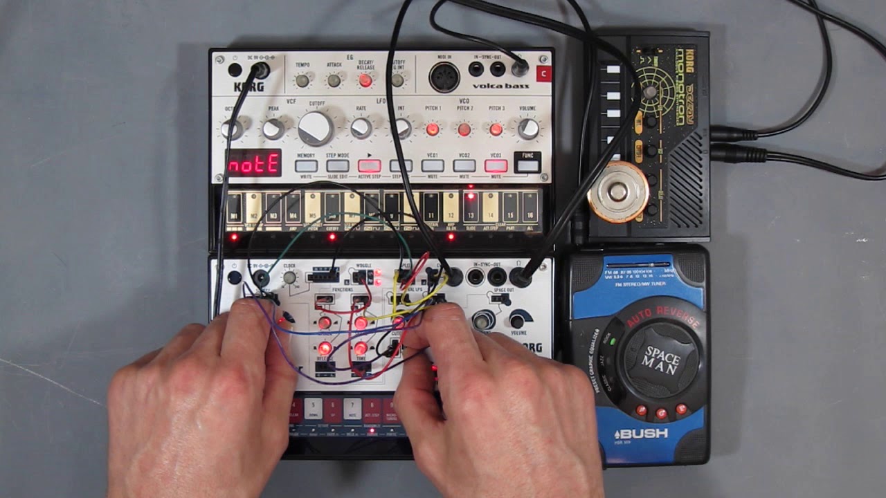 Industrial Noise on Volca Modular & Bass - Sorry Not Sorry - Song-a-day 2020 Feb 22nd