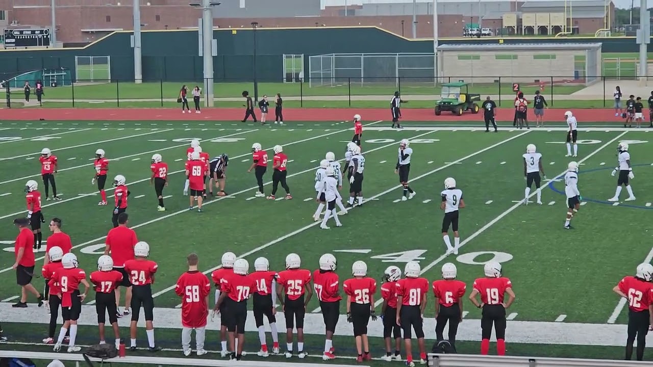 Iowa Colony Jr. High 8th Grade Football Team vs Caffey Jr. High  9/4/2024  The Battle of 288