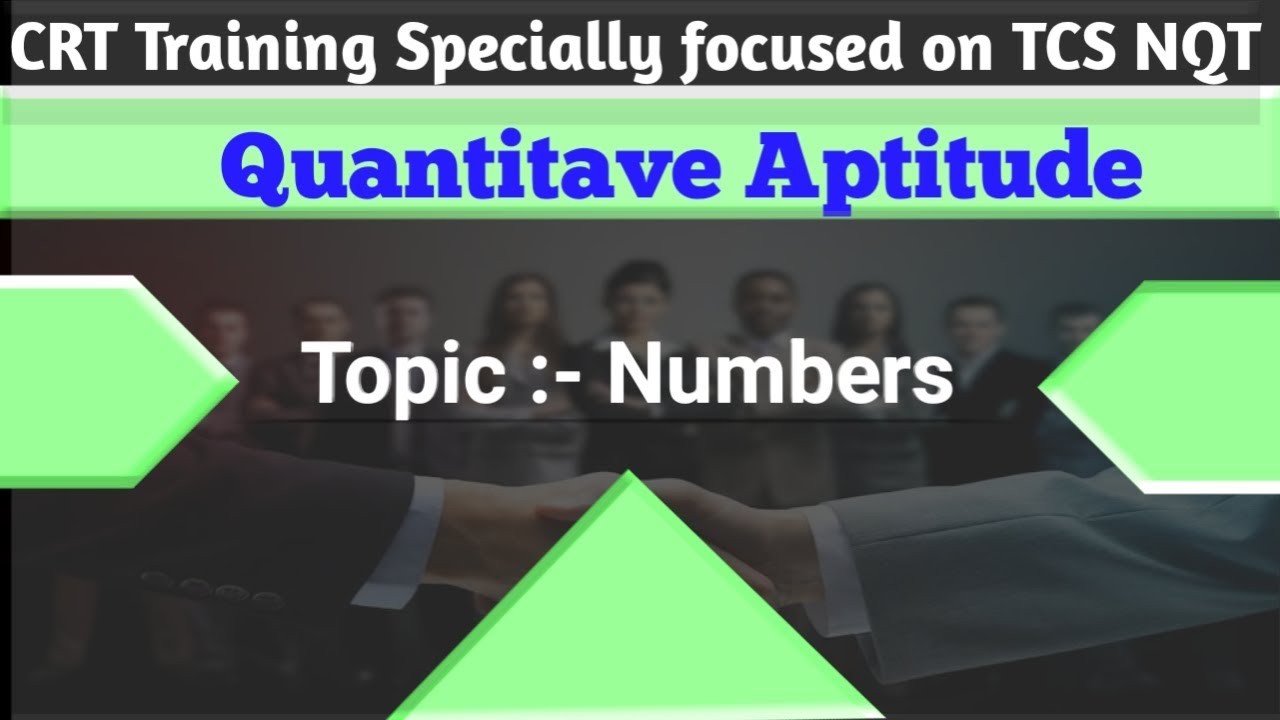 Numbers  |CRT|BEST TRICKS |Crash Course| Day 1|TCS NQT 2021|Upcoming Placement Examinations