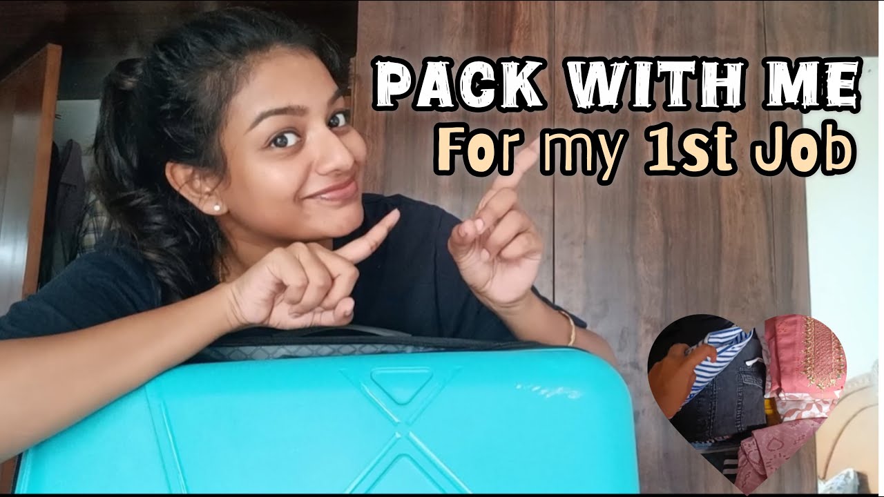PACK WITH ME for my 1st Job|| Travel essentials, everything you need for hostels.