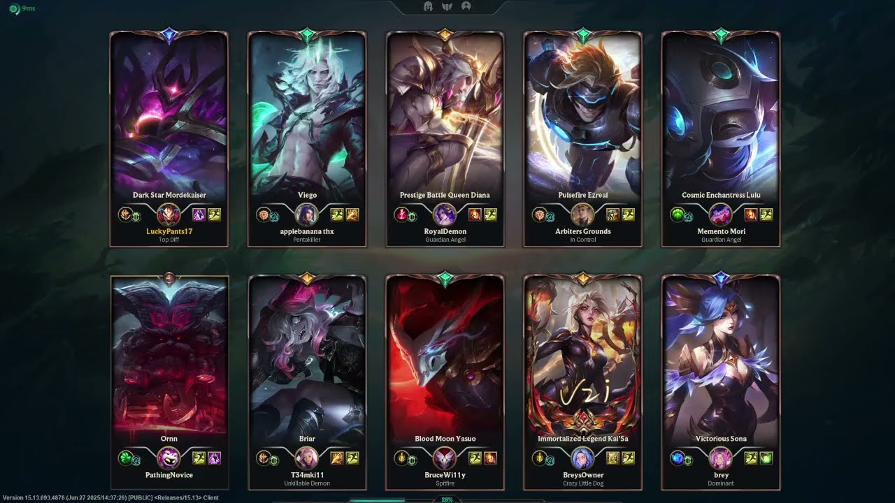 06/28/2025 Mordekaiser vs Ornn Loss Bronze 3