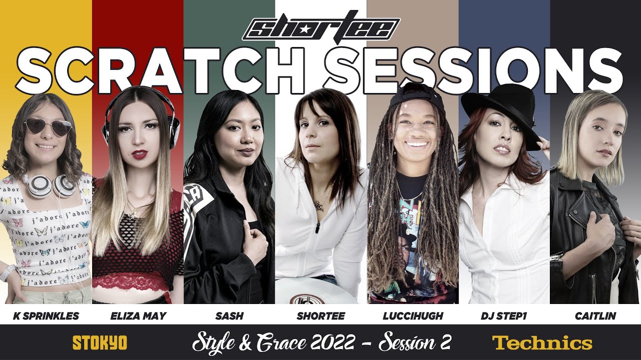 Scratch DJ Freestyle Session #2: Technics 1200's 50th Anniversary ★ 7 Female Turntablists (2022)