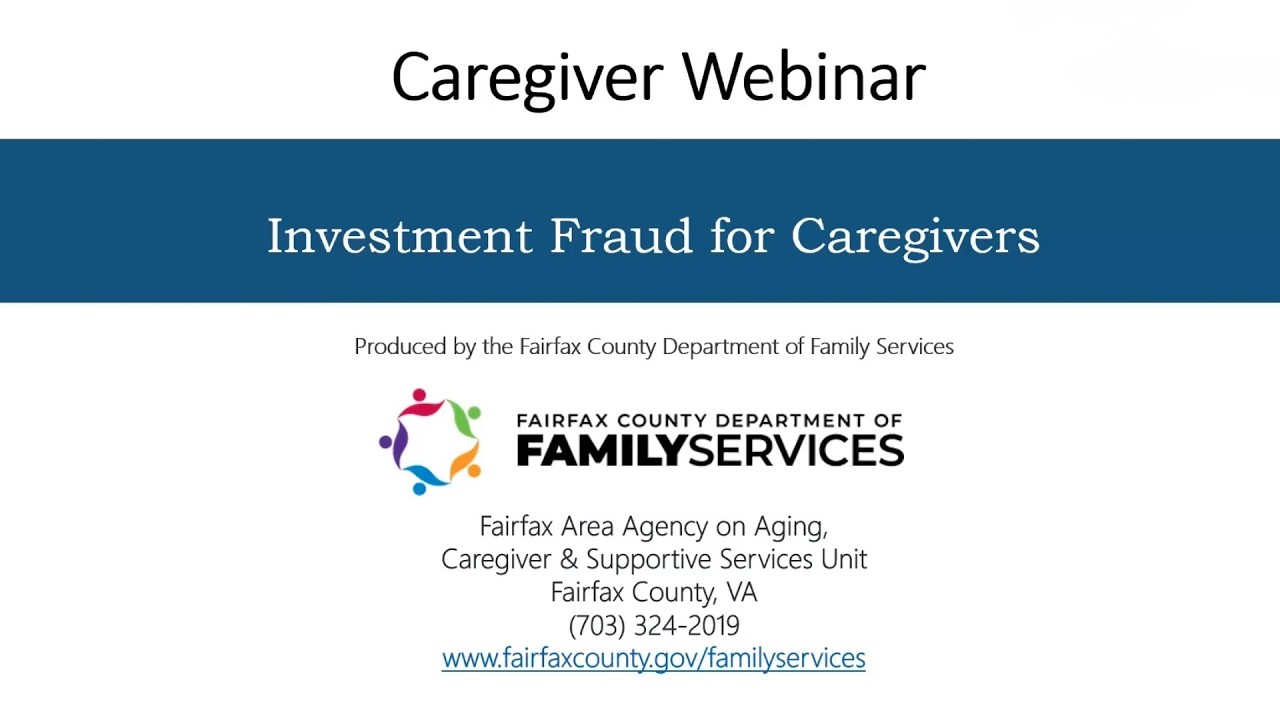 Investment Fraud for Caregivers