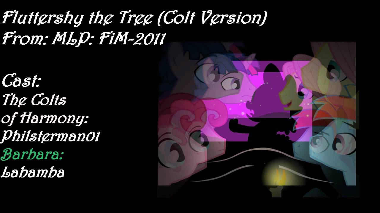Fluttershy is a Tree (Colt Version)