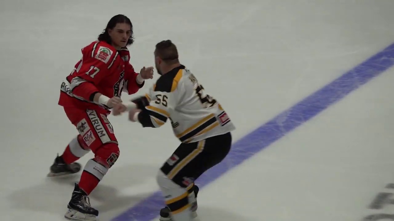 LNAH FIGHT Labelle vs Hamel 20 d&eacute;cembre 2019