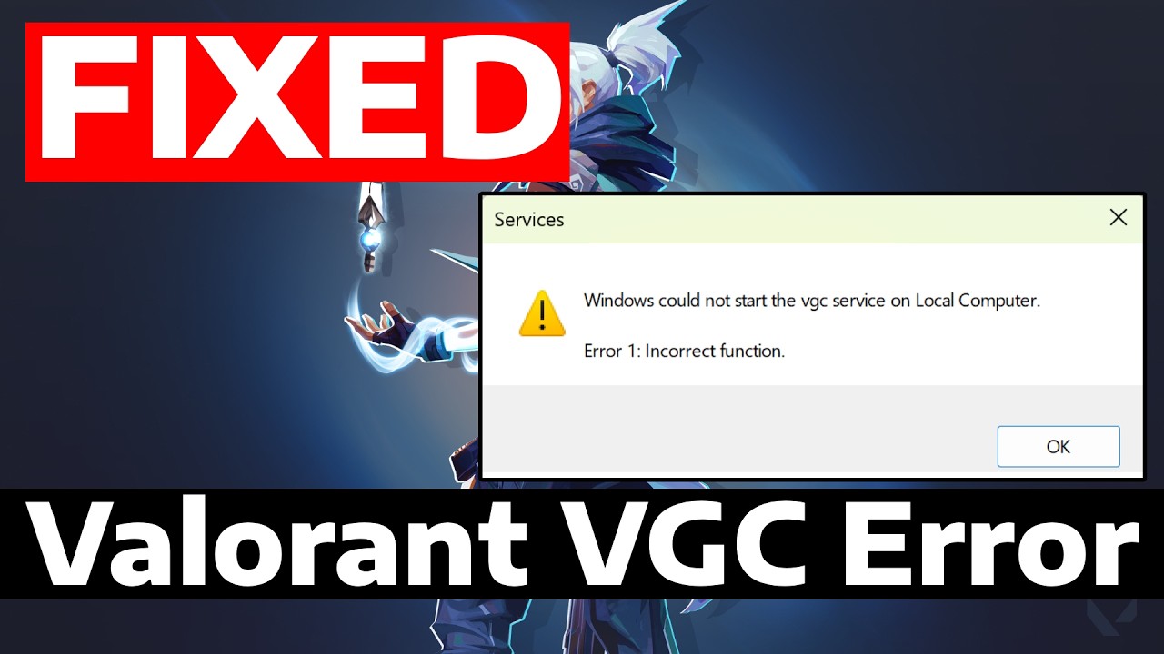How To Fix Valorant VGC Not Starting or Stopped