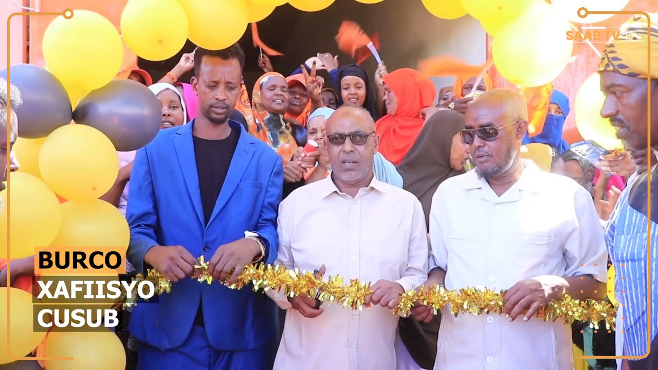 Xisbiga Waddani ayaa xafiisyo cusub ka furtay Magaalada Burco