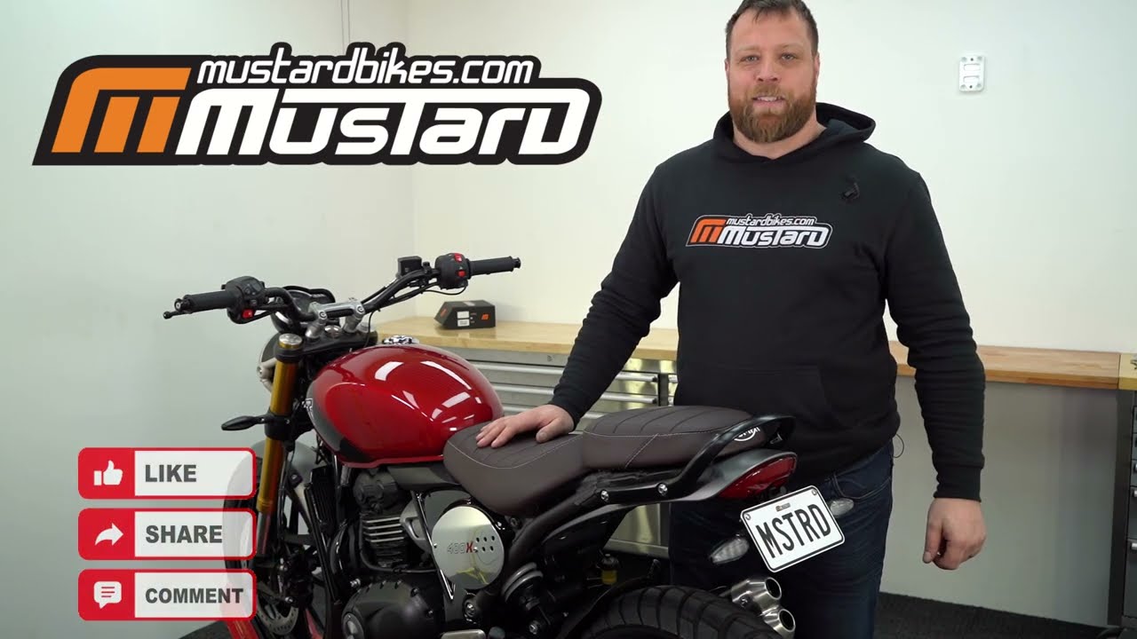 Installing a Mustard Bikes tail tidy on a 2024 Triumph Speed 400 or Scrambler 400