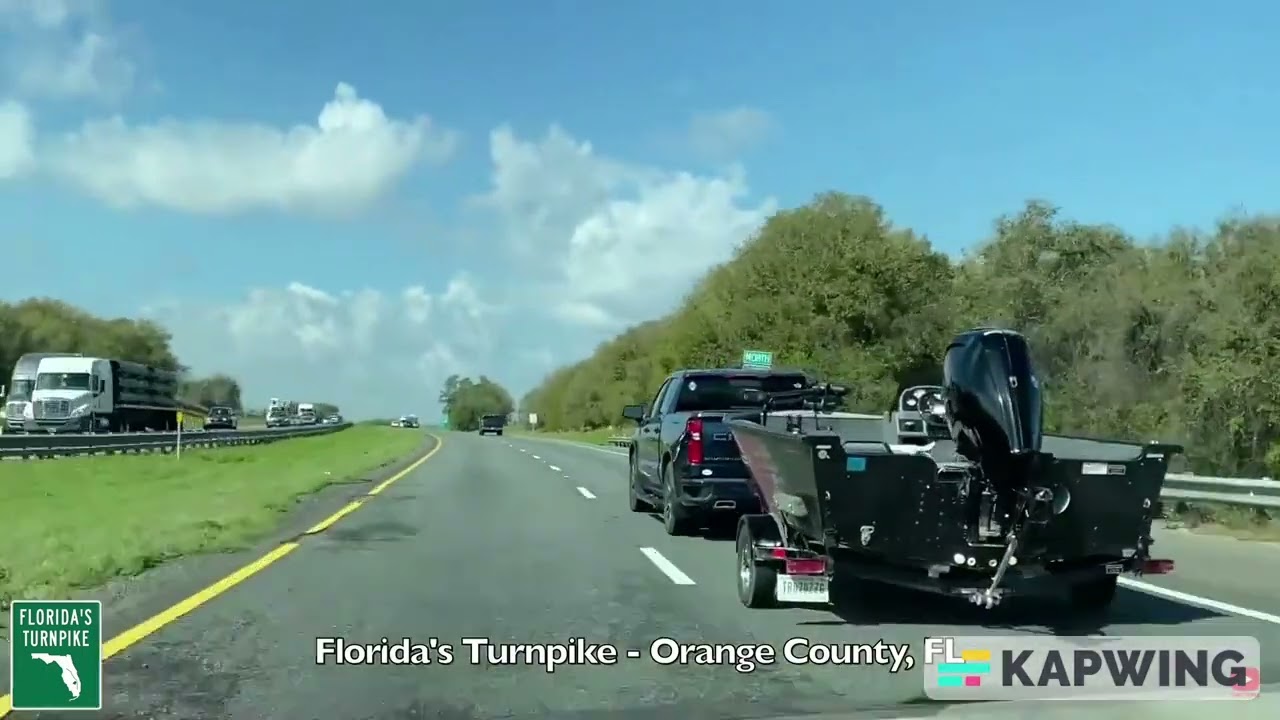 Orlando to Ocala Florida's Turnpike & I-75 North Bridge Sounds Compilation