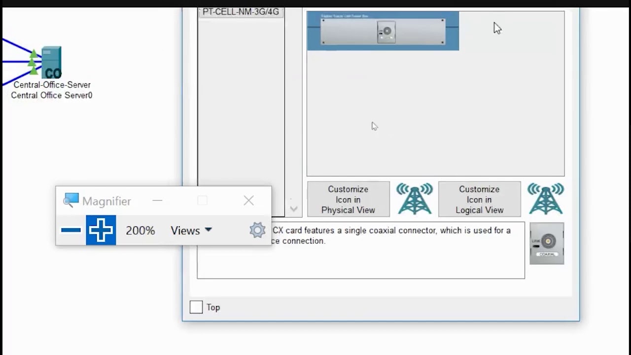Establishing a mobile network in packet tracer