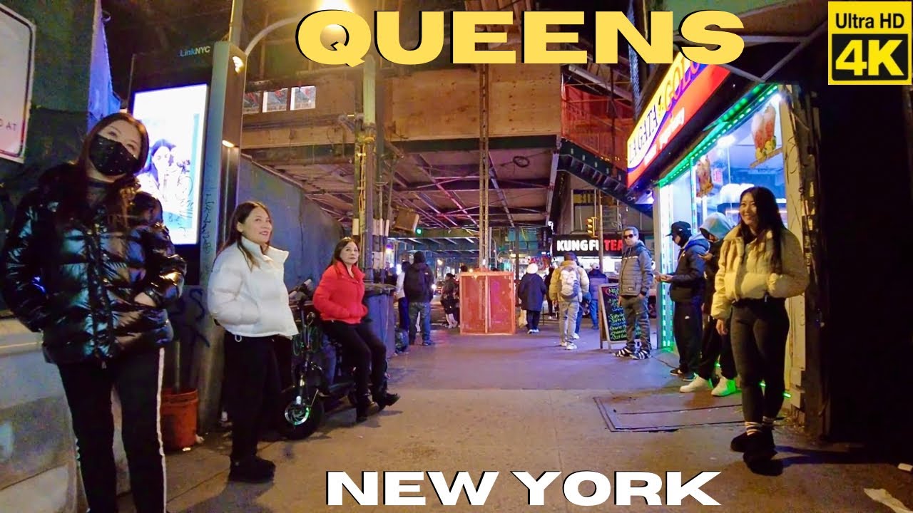 Roosevelt Ave Queens NY 4K:  Unstoppable Street Hustle 🙀