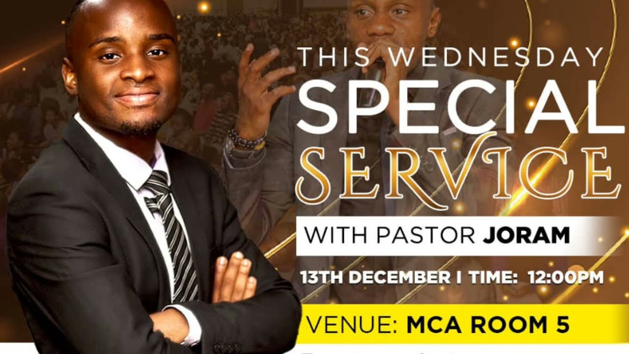 SPECIAL SERVICE WITH PASTOR JORAM