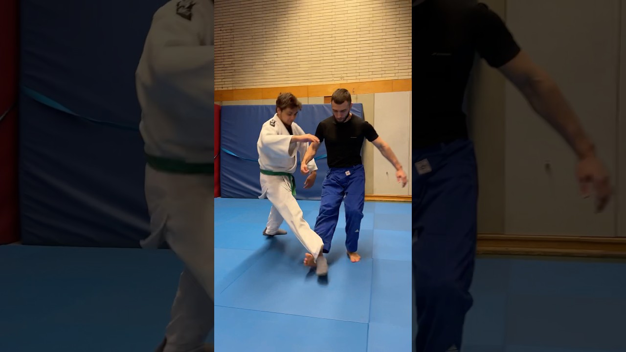 🕹️The principle of footwork in ashi waza techniques in judo.🥋#judo #ashiwaza #judotechnique #bjj