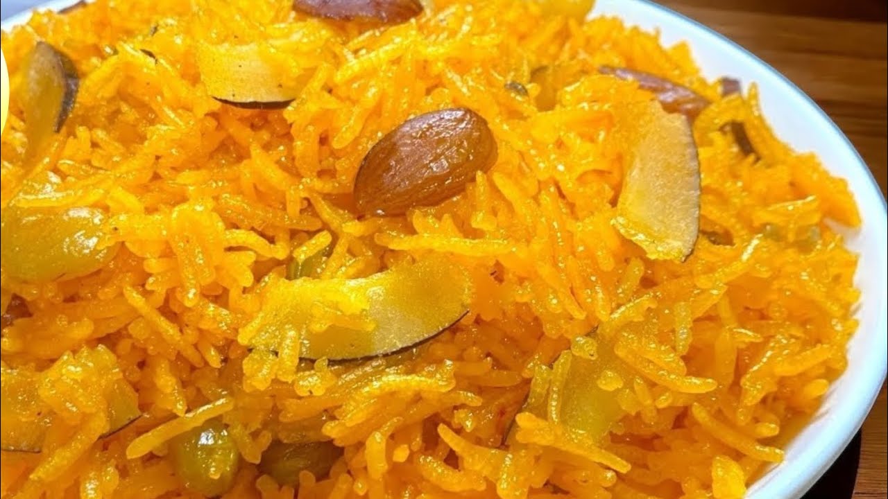 how to make zarda sweet rice punjabi style | How To Make Meethe Chawal At home