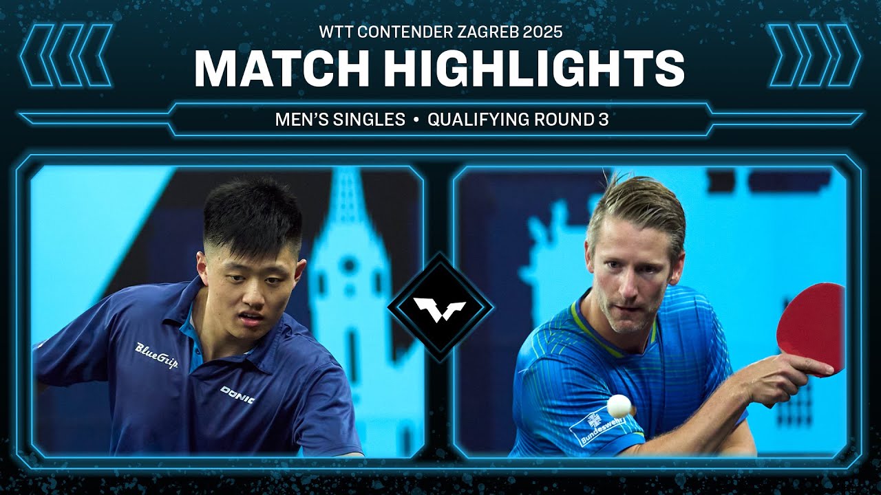Fanbo Meng vs Ruwen Filus | MS Qual R3 | #WTTZagreb 2025