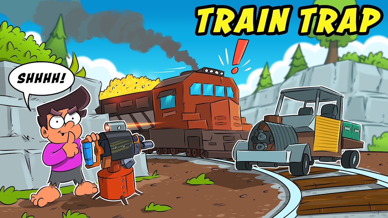 Я попробовал жить на базе Train Trap в Rust